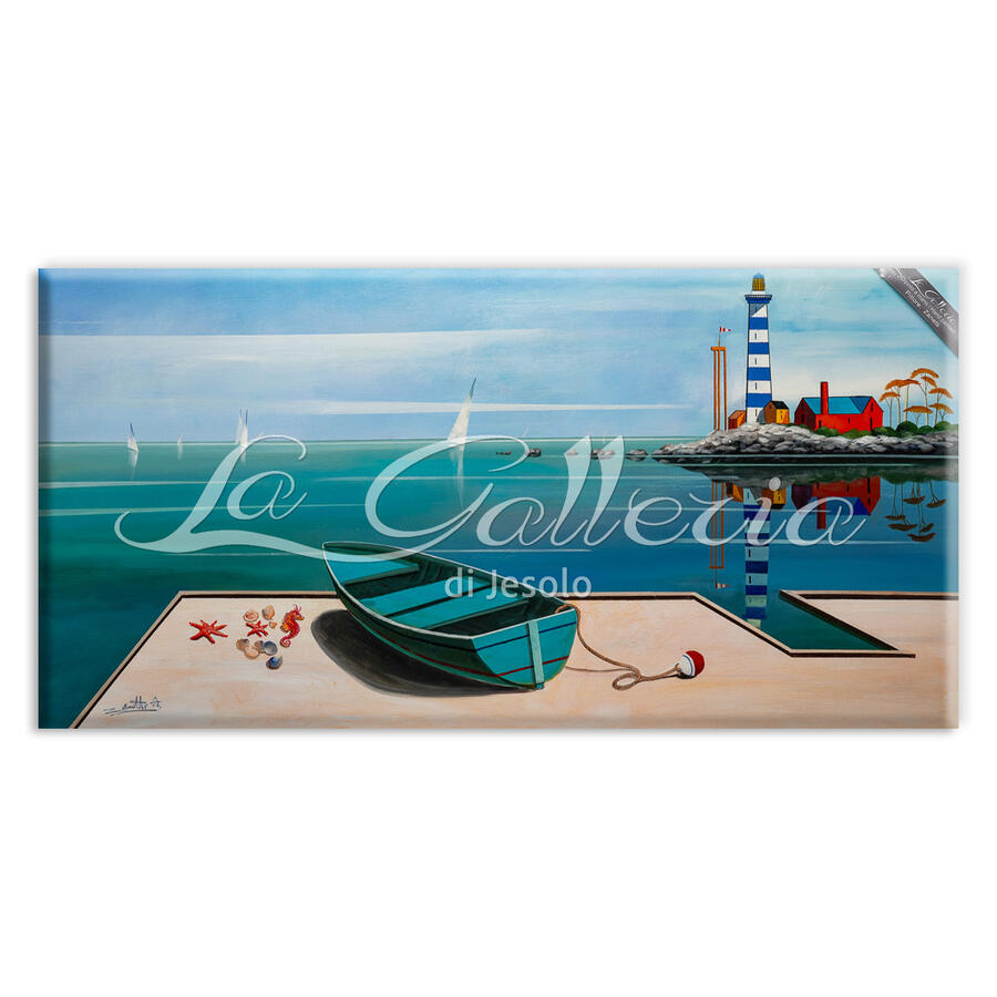 Approdo al faro cm 140x70