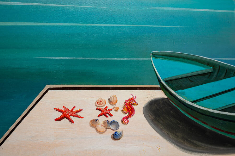 Approdo al faro cm 140x70