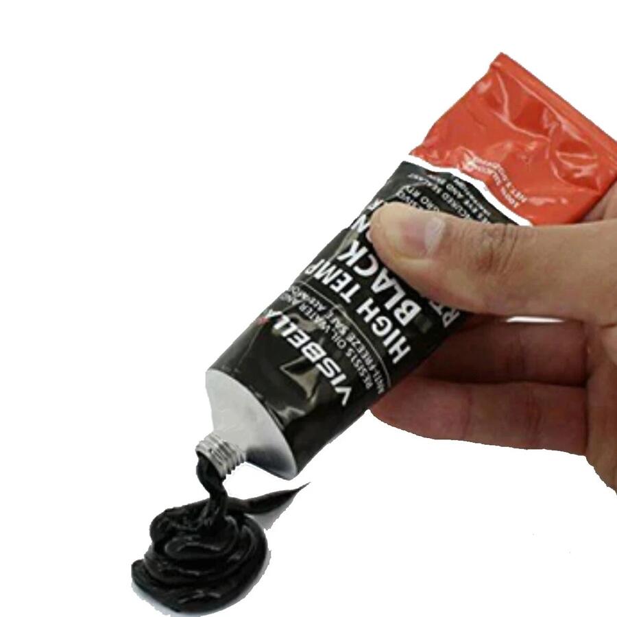 PASTA NERA RTV SIGILLANTE SILICONE NERO AUTO GUARNIZIONI MOTO ALTA TEMPERATURA