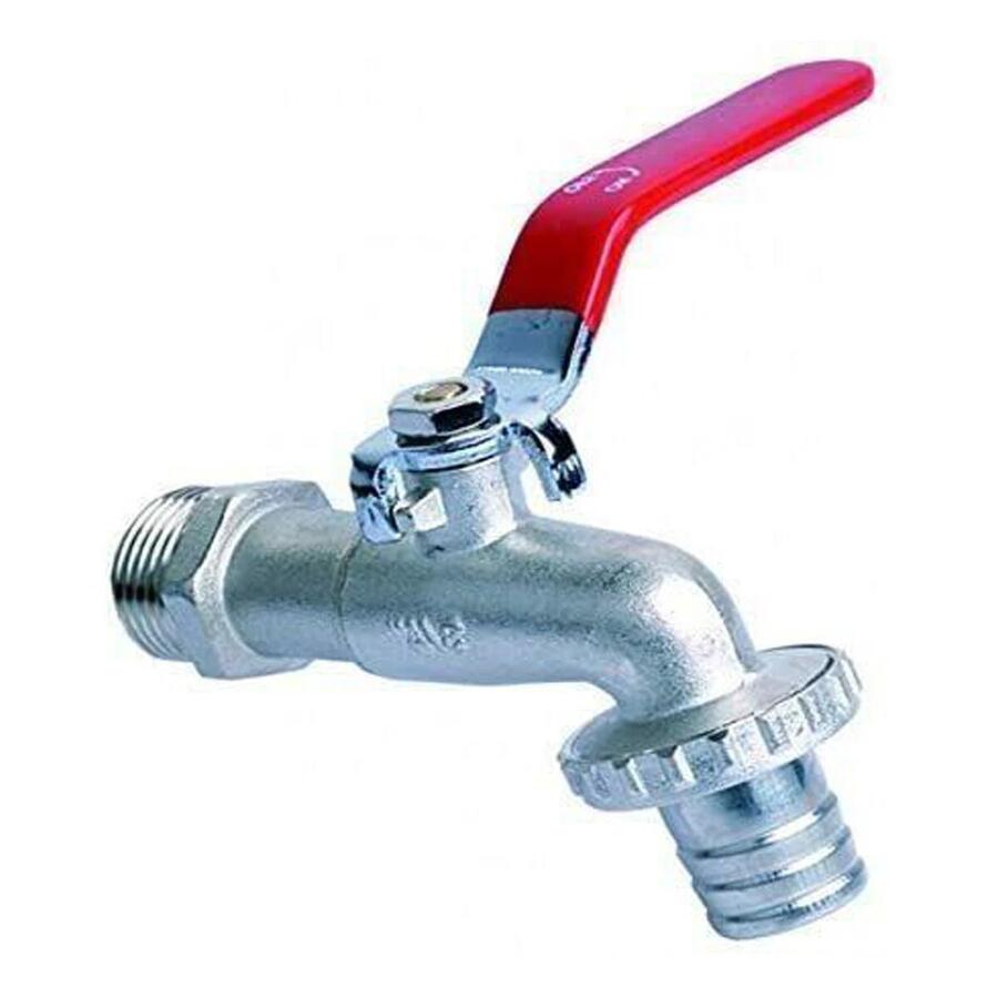 RUBINETTO DA 3/4 A SFERA IN METALLO DA ESTERNO PER GIARDINO GIARDINAGGIO