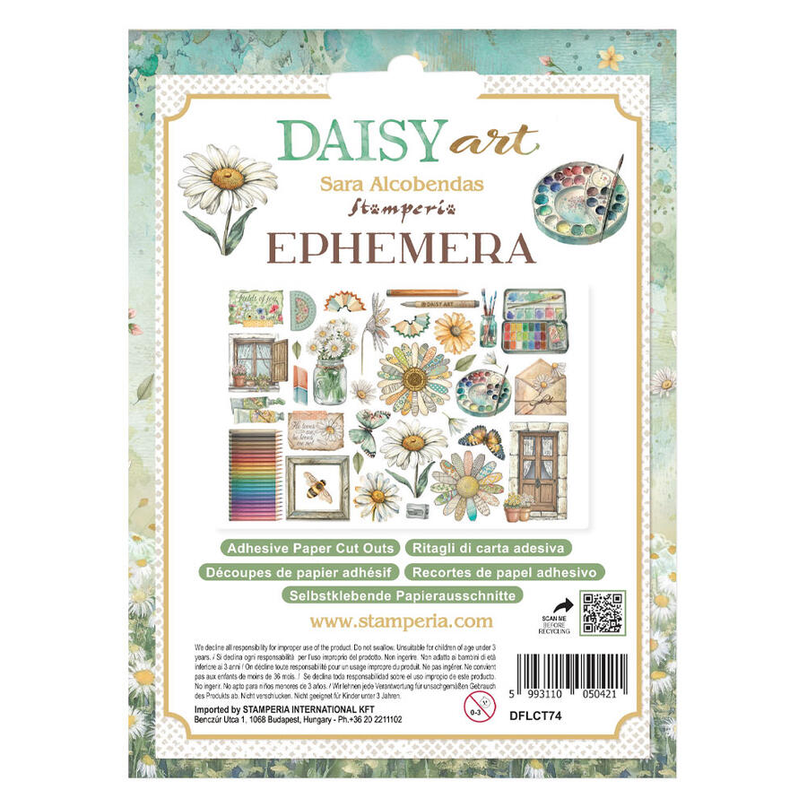 Ephemera Daisy Art