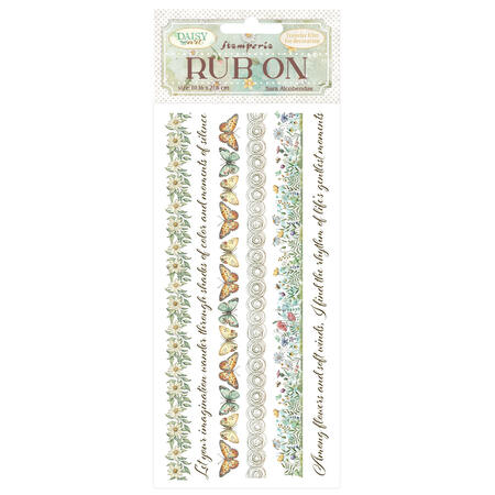 Rub-On Daisy Art Bordure