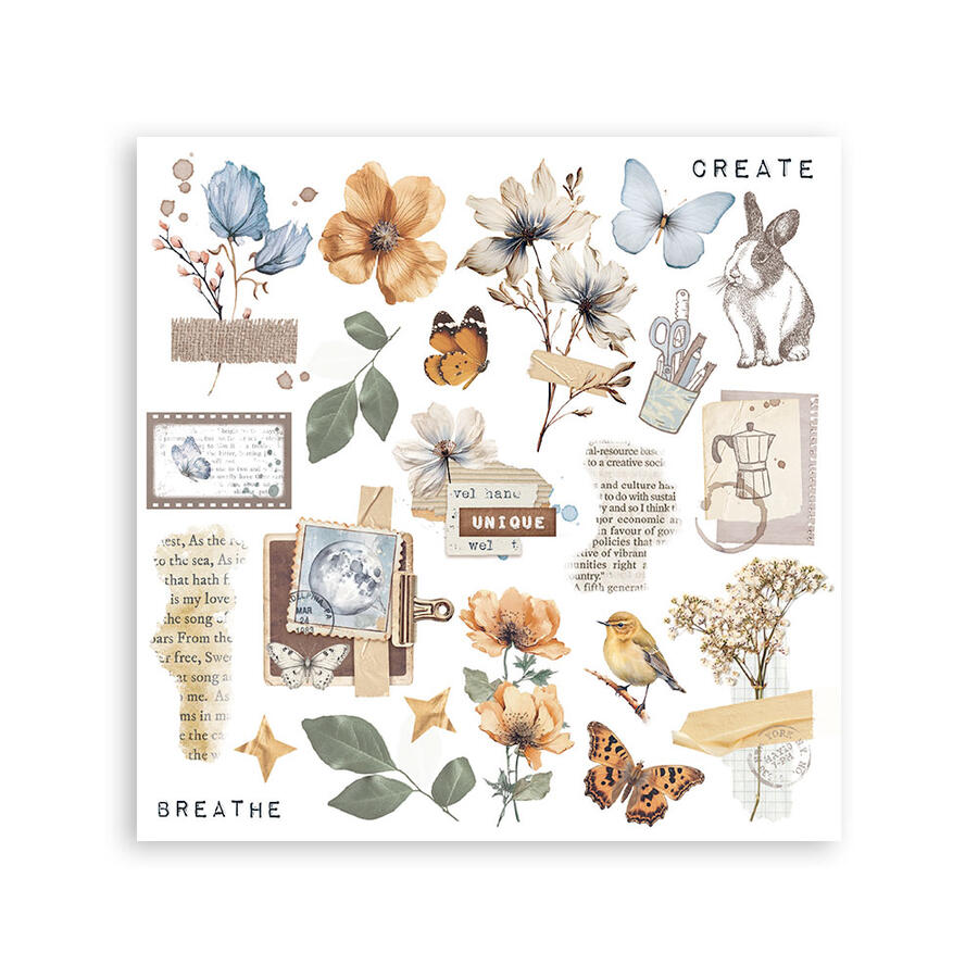 Rub on kit Secret Diary 6 pagine