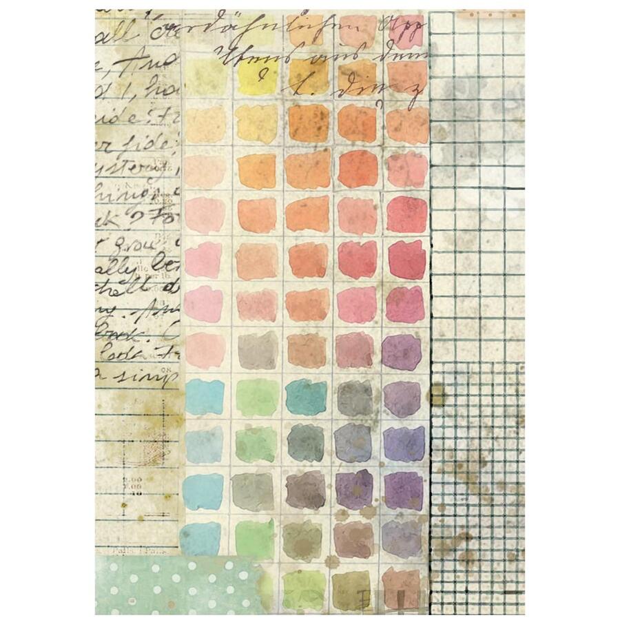 Selezione 8 Carta di riso Fto A6 Backgrounds Daisy Art