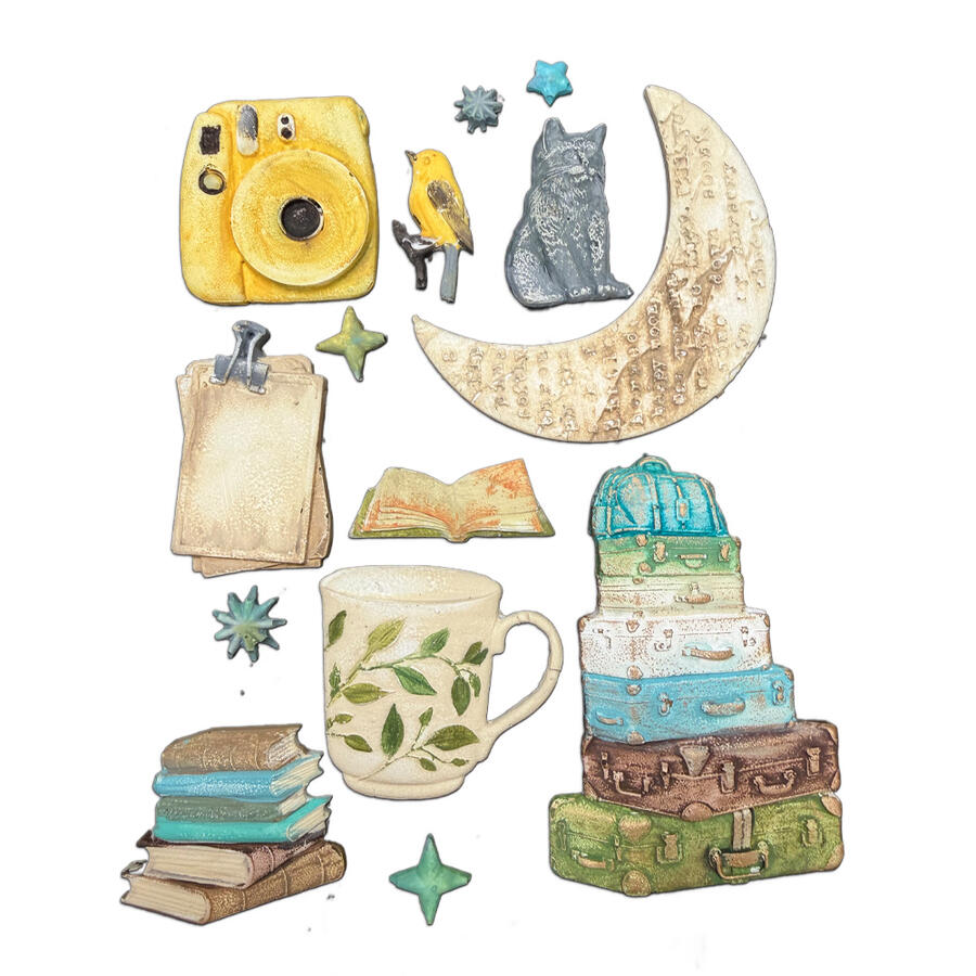 Stampo in silicone A5 Secret Diary 