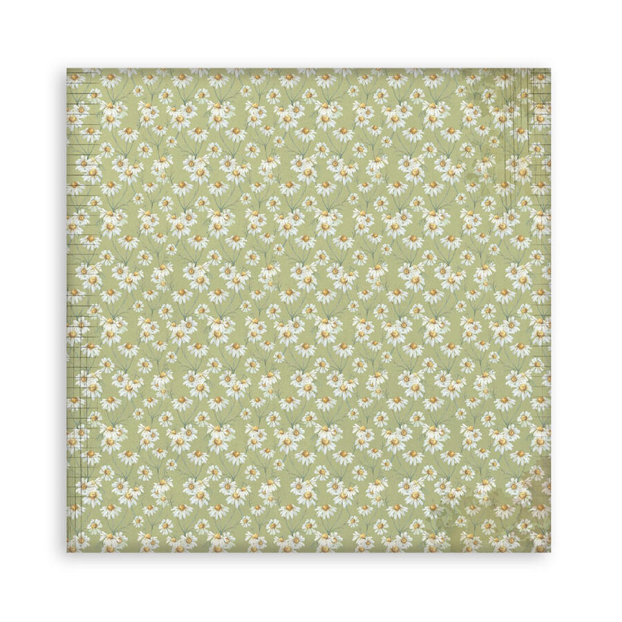 Blocco 10 fogli 30,5 x 30,5 Double Face Backgrounds Daisy Art