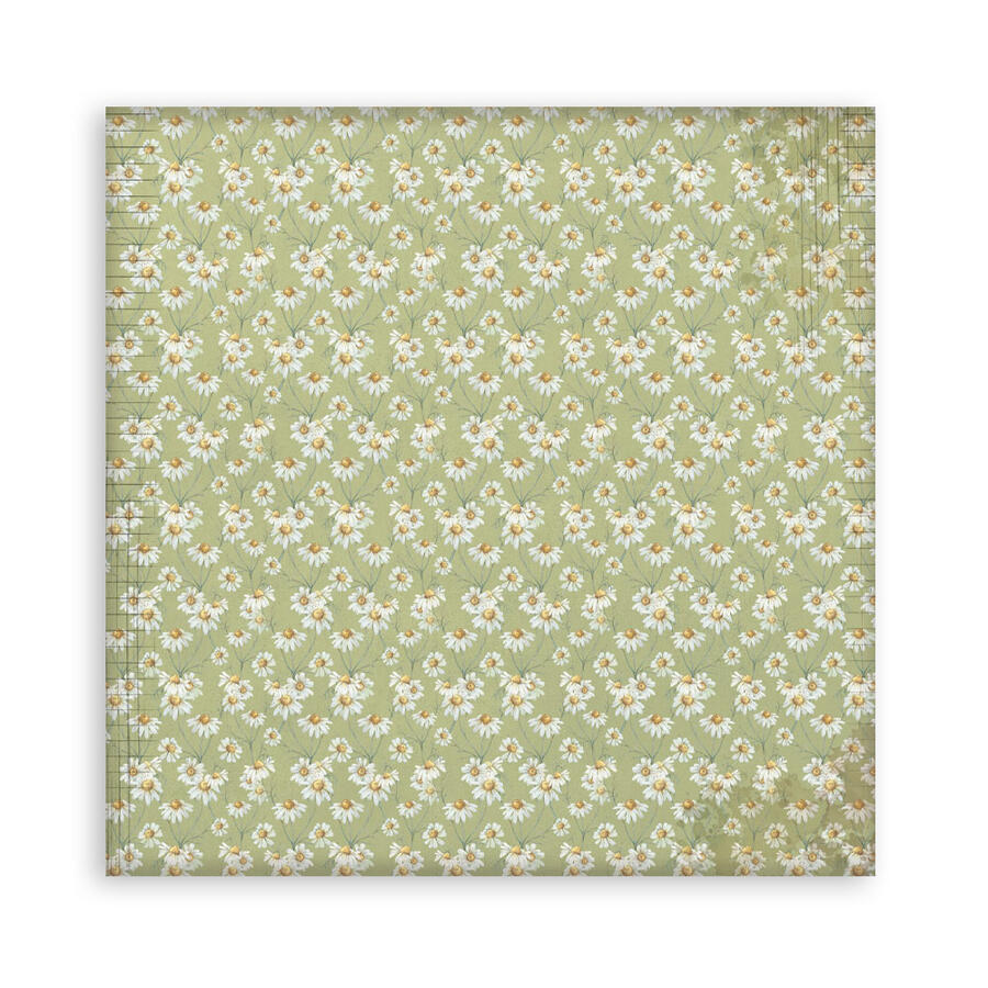 Blocco 10 fogli 20,3 x 20,3 Double Face Daisy Art