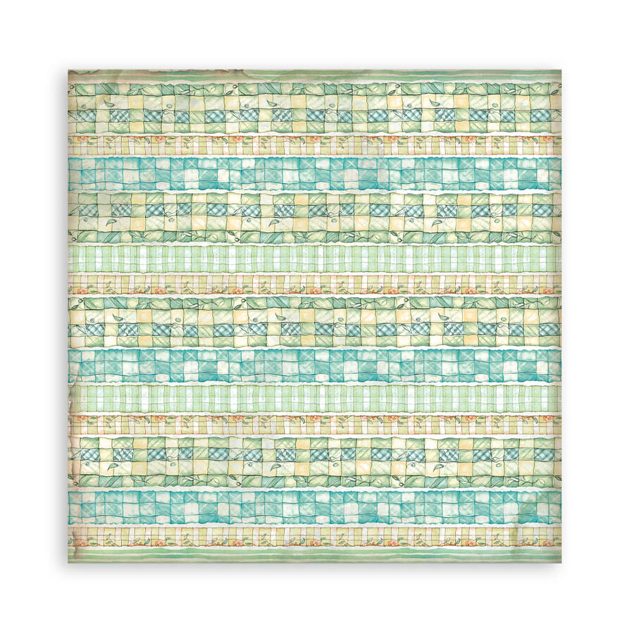 Blocco 10 fogli 20,3 x 20,3 Double Face Backgrounds Daisy Art