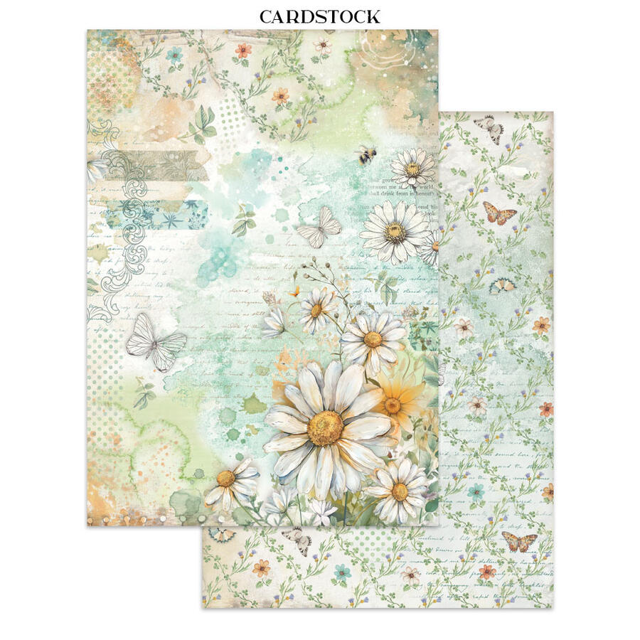 Junk Journal stickers, cut-outs, backgrounds Daisy Art