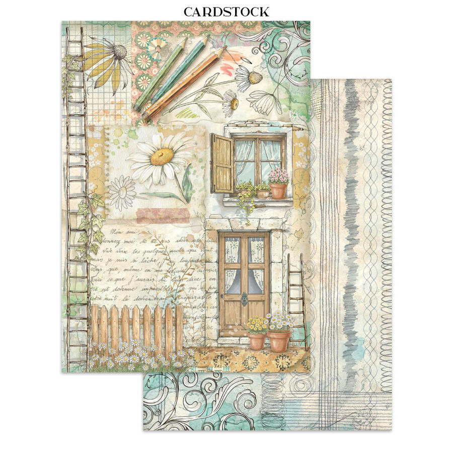 Junk Journal stickers, cut-outs, backgrounds Daisy Art