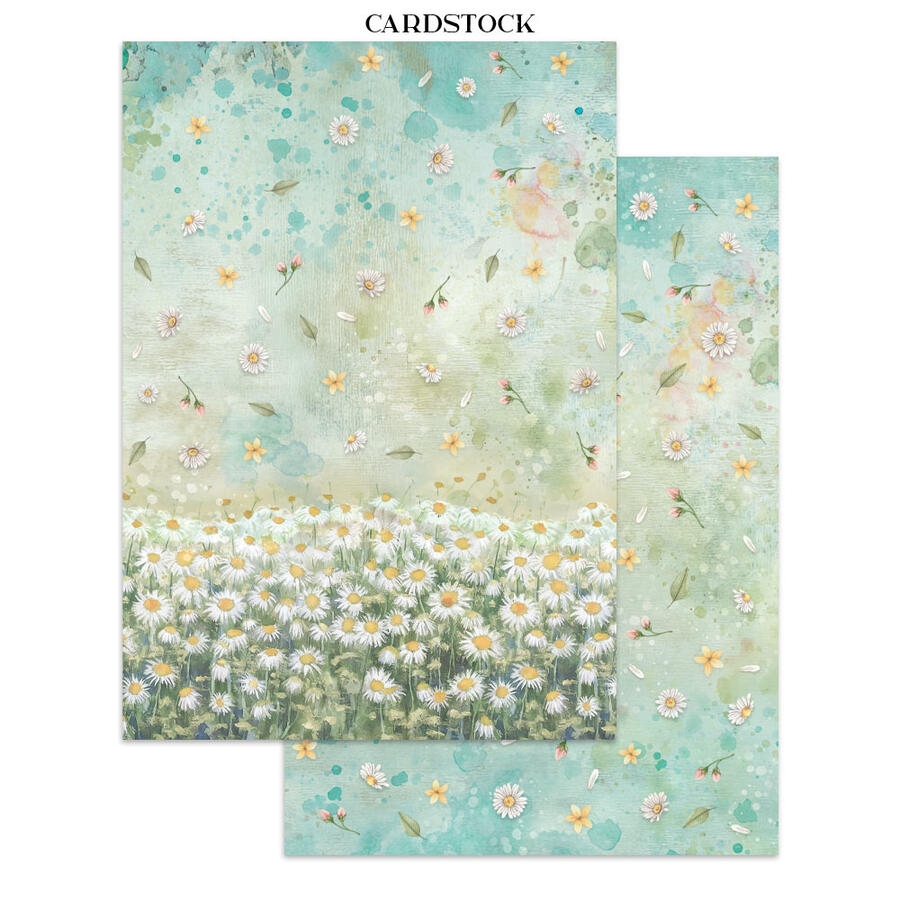 Junk Journal stickers, cut-outs, backgrounds Daisy Art