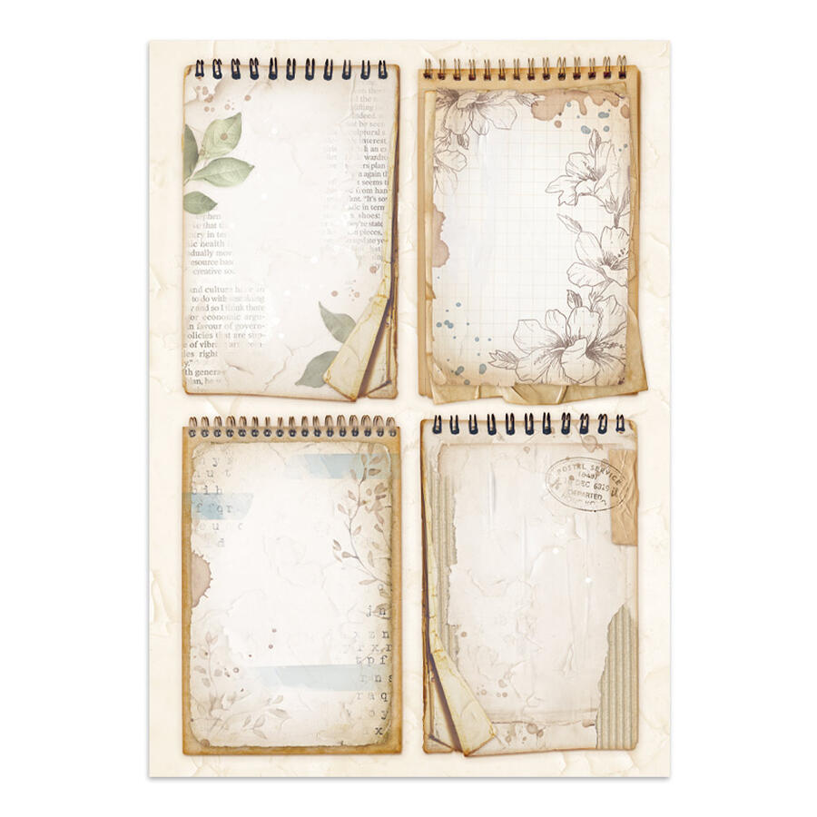 Junk Journal stickers, cut-outs, backgrounds Secret Diary