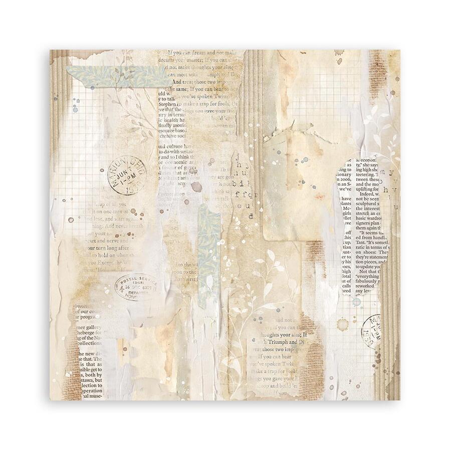 Blocco 10 fogli 20,3 x 20,3 Double Face Secret Diary