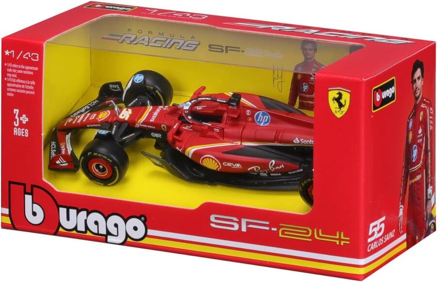 Burago Ferrari SF-24 Charles Leclerc #16 2024 Scala 1:43 - 36844
