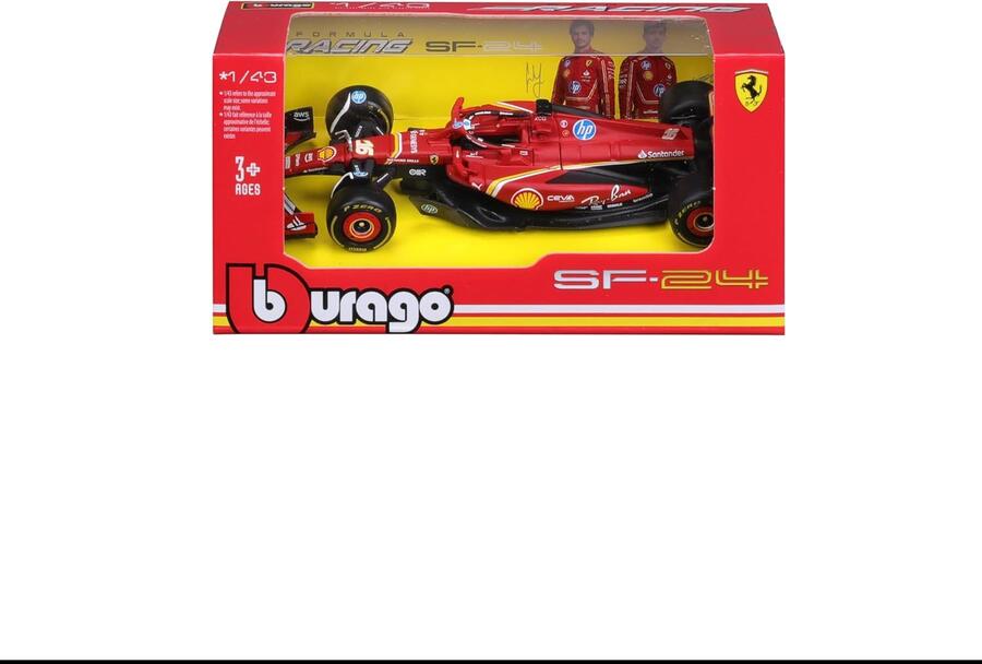 Burago Ferrari SF-24 Charles Leclerc #16 2024 Scala 1:43 - 36844