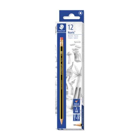 Matita con gomma Staedtler Noris 122 HB 122-HB
