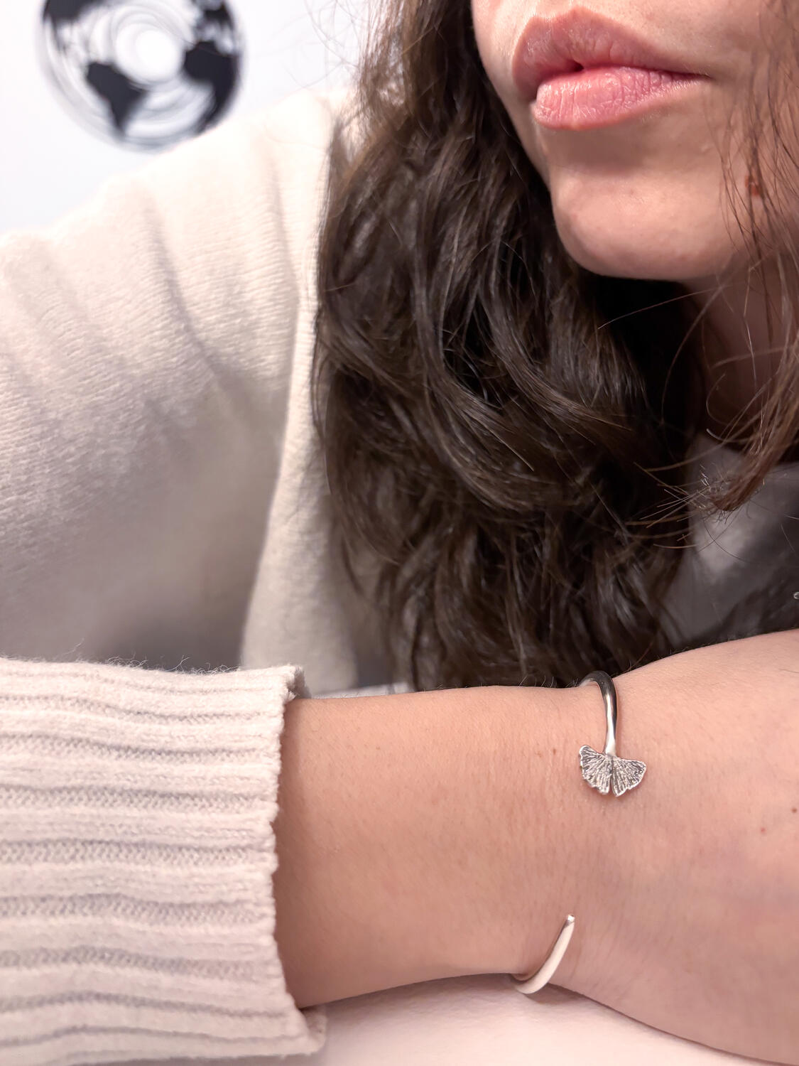 Bracciale rigido Ginkgo