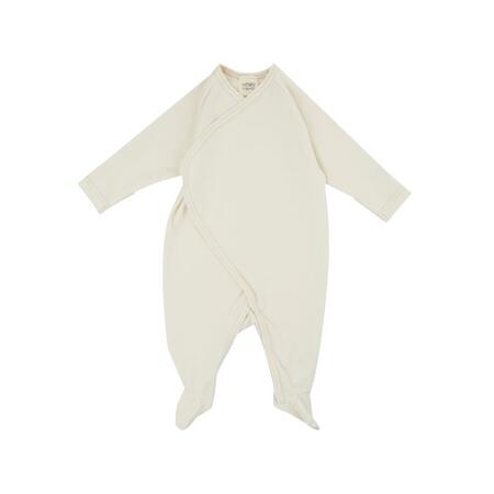 Tutina Avvolgente in Cotone Bio GOTS – Ecru