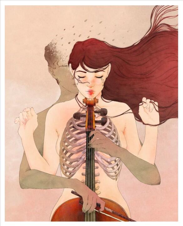 GIULIA ROSA - STAMPA ARTISTICA  30x40 cm: Play me a memory