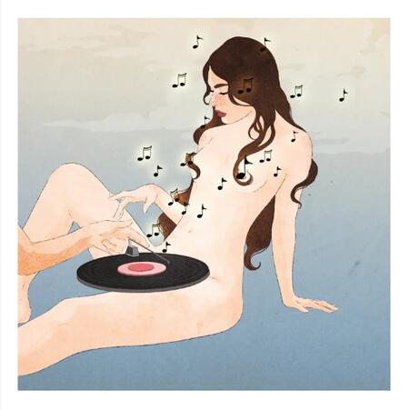 GIULIA ROSA - STAMPA ARTISTICA  30x30 cm: Music lover