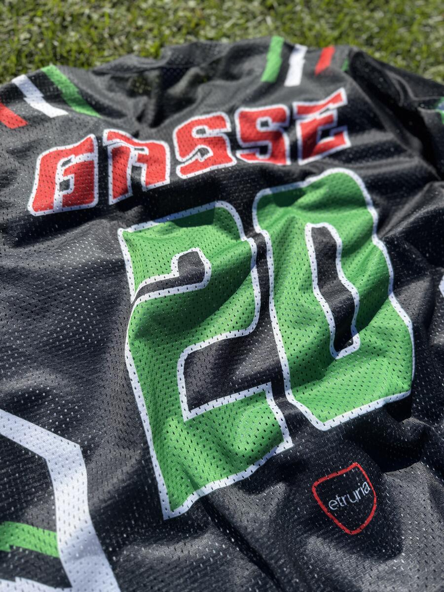 T-SHIRT GASSE LIMITED EDITION VERDE/BIANCO/ROSSO