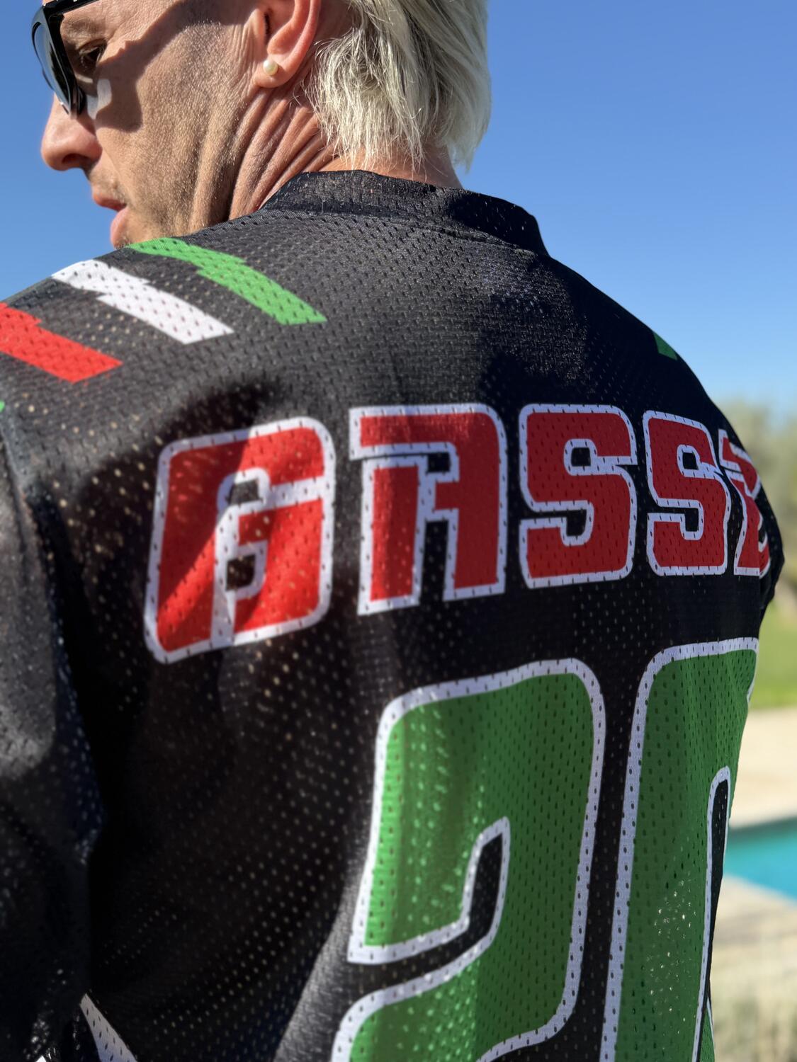 T-SHIRT GASSE LIMITED EDITION VERDE/BIANCO/ROSSO