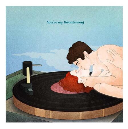 GIULIA ROSA - STAMPA ARTISTICA  30x30 cm: Vinyl Love