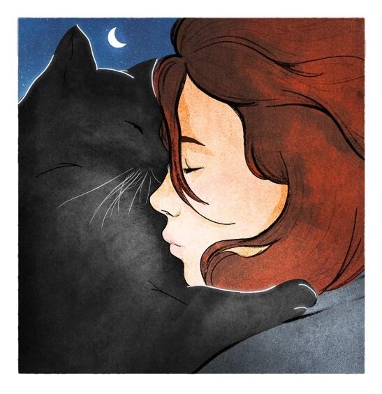 GIULIA ROSA - STAMPA ARTISTICA  30x30 cm: Night with you