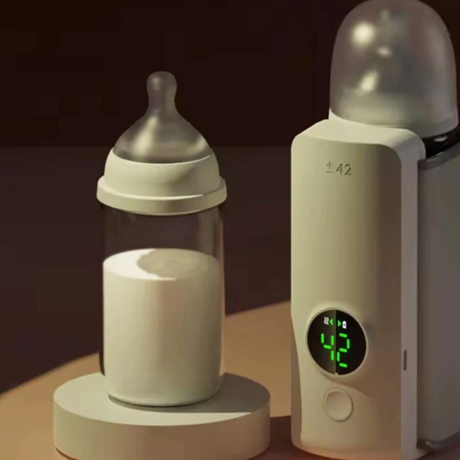 SCALDABIBERON PORTATILE USB SENZA FILI DA VIAGGIO DIGITALE LATTE BIBERON NEONATI