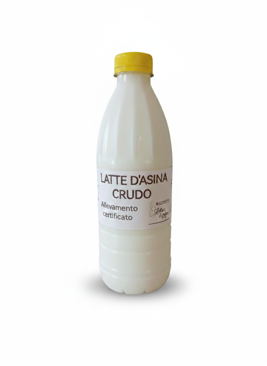 Bottiglia da 0,5 litri - Latte d'Asina Crudo certificato per il consumo alimentare  - PARTENZA SPEDIZIONE PREVISTA PER LUNEDÌ 23 2026-