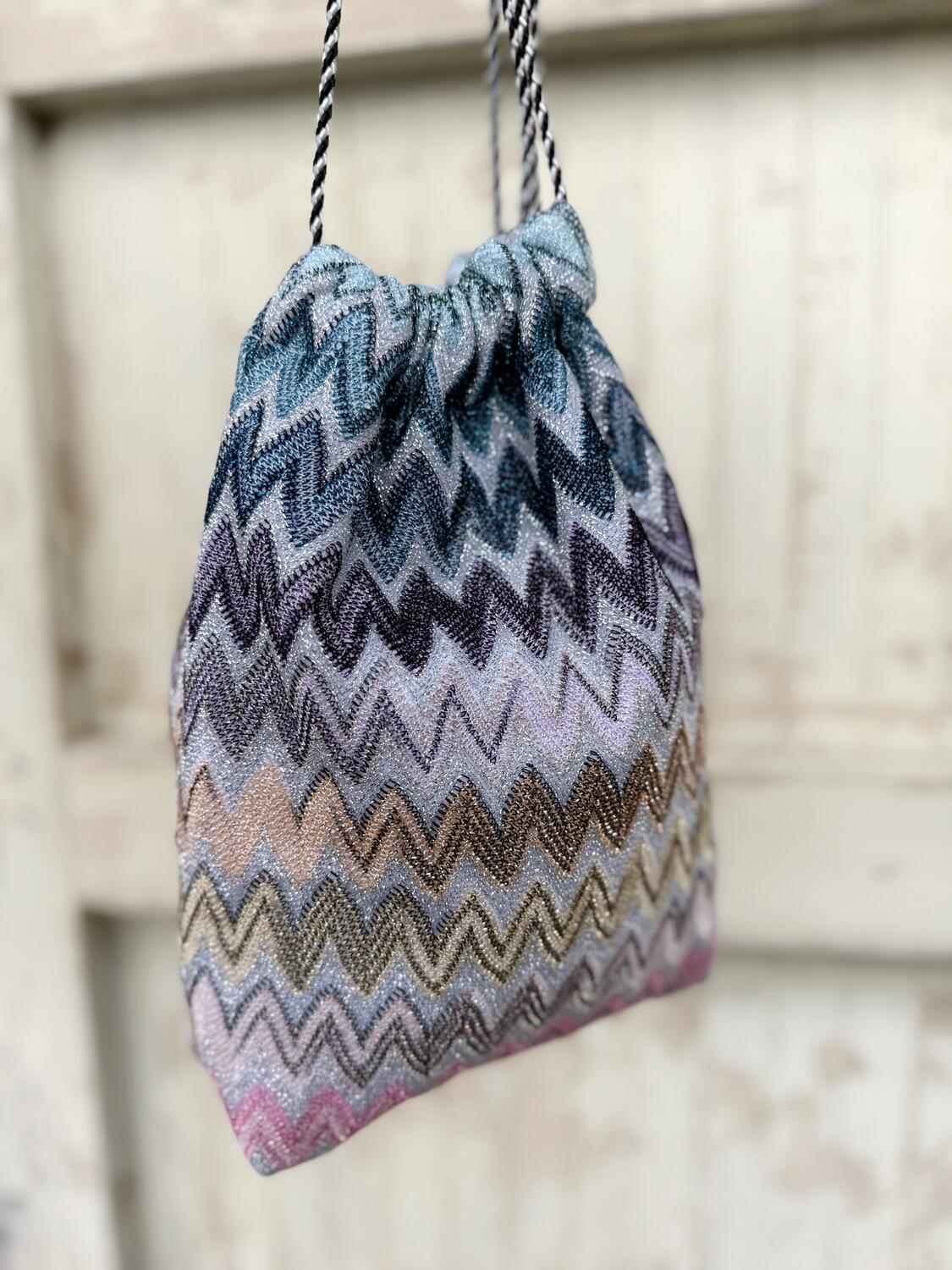 Secchiello  zig zag e lamè