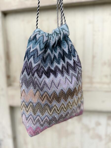 Secchiello  zig zag e lamè