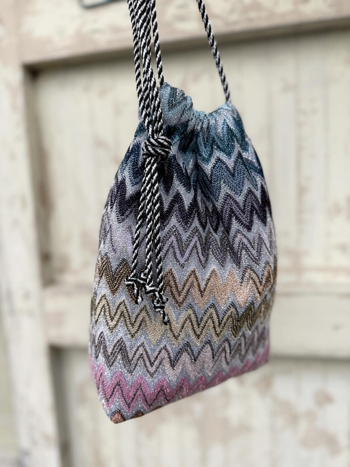 Secchiello  zig zag e lamè