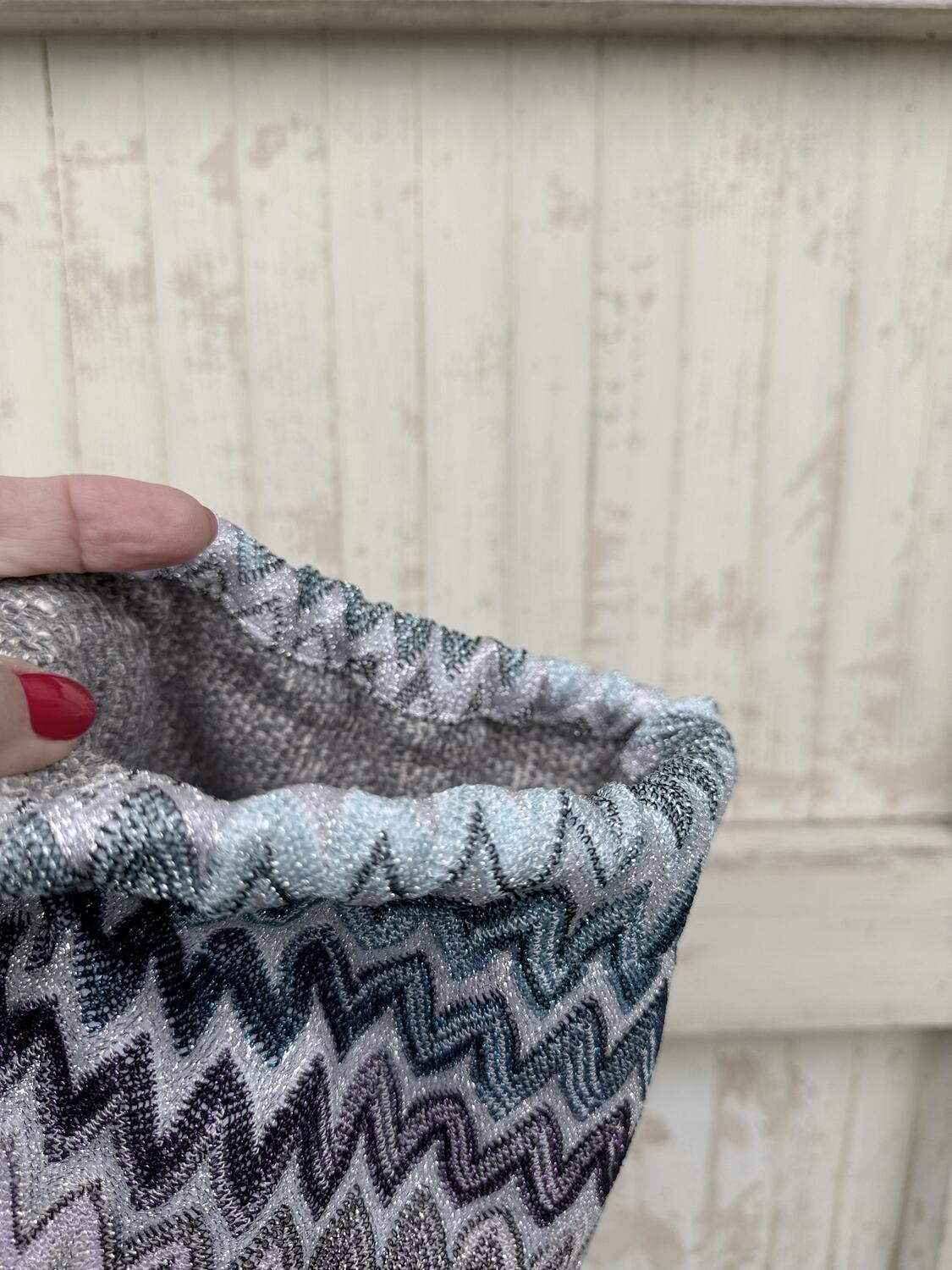 Secchiello  zig zag e lamè