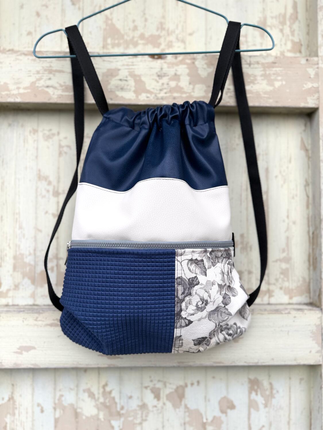 Zaino roselline grigie 