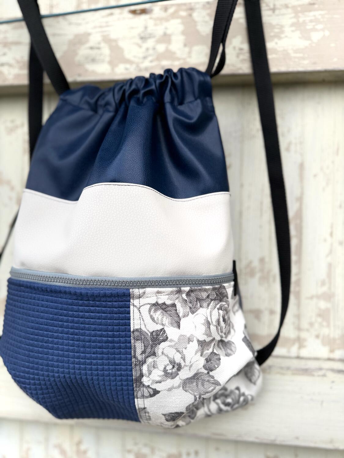 Zaino roselline grigie 