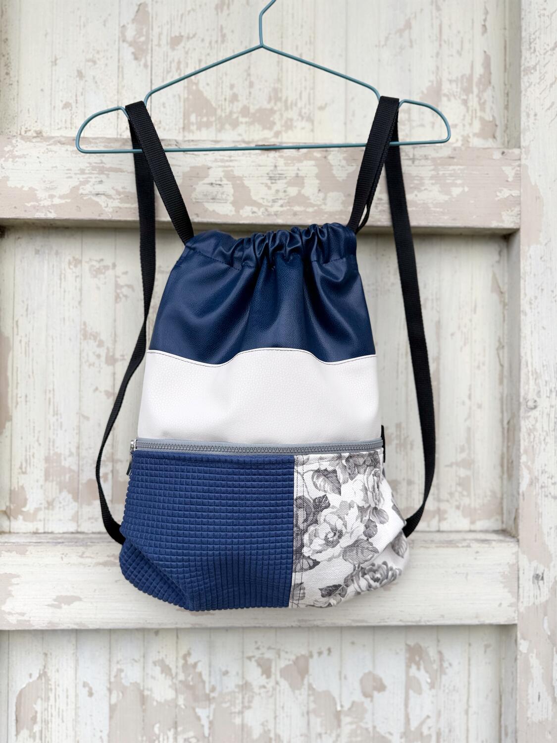 Zaino roselline grigie 