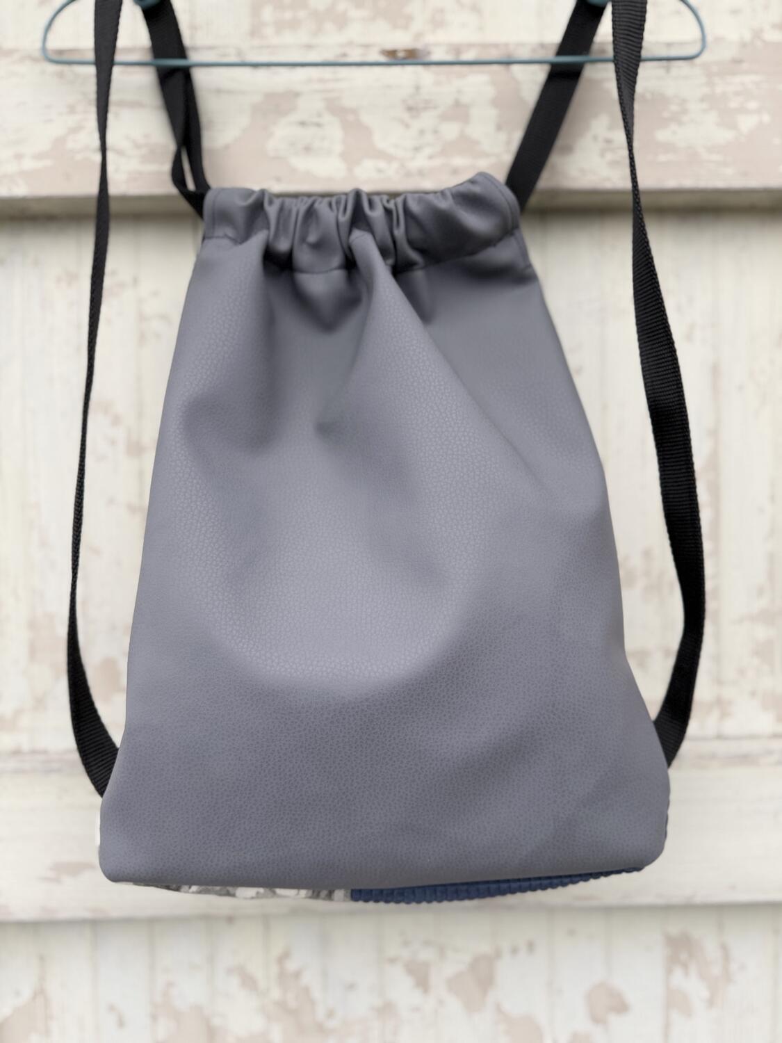 Zaino roselline grigie 