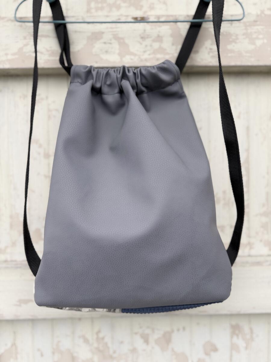 Zaino roselline grigie 