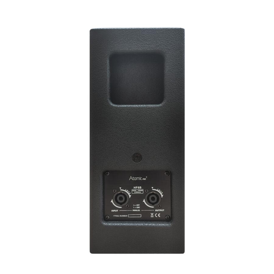 Atomic Pro HF6 diffusore passivo in legno 6" | Black