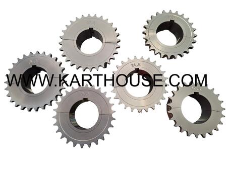 NEW  ! SUPER PROMO !  CORONA IN ERGAL  MEZZO DENTE Ø 50 mm PER KZ passo 428 con CHIUSURA A ZERO