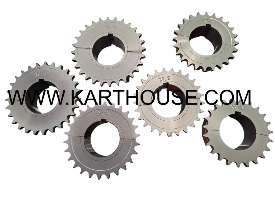 NEW  ! SUPER PROMO !  CORONA IN ERGAL  MEZZO DENTE Ø 50 mm PER KZ passo 428 con CHIUSURA A ZERO