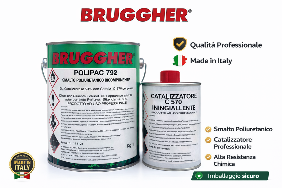 Vernice Poliuretanica bicomponente smalto RAL A RICHIESTA Metallizzato