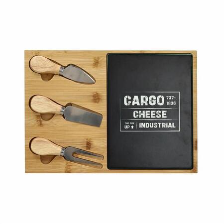 Tognana - Tagliere formaggio con coltelli 