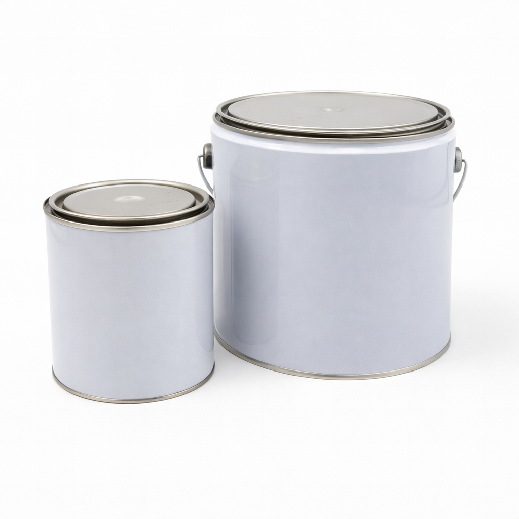 Barattoli in latta Vuoti Colore Bianco  