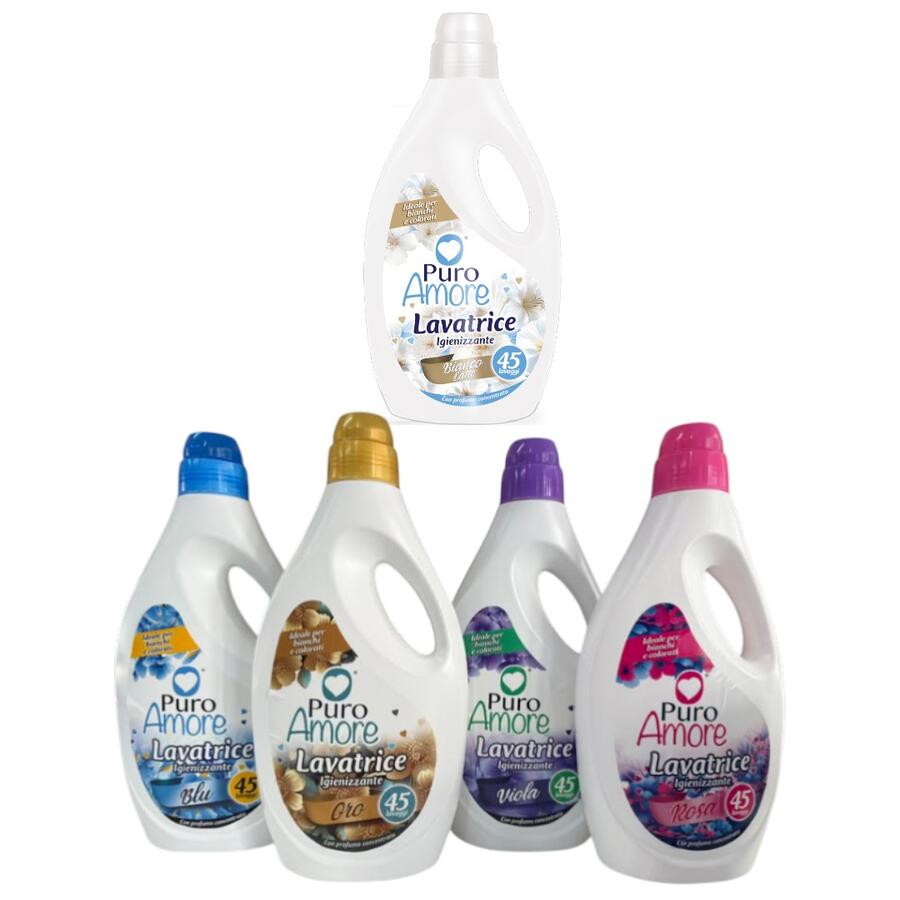 PURO AMORE LAVATRICE 45 LAVAGGI 2025 ML (Confezione da 30 pezzi) 