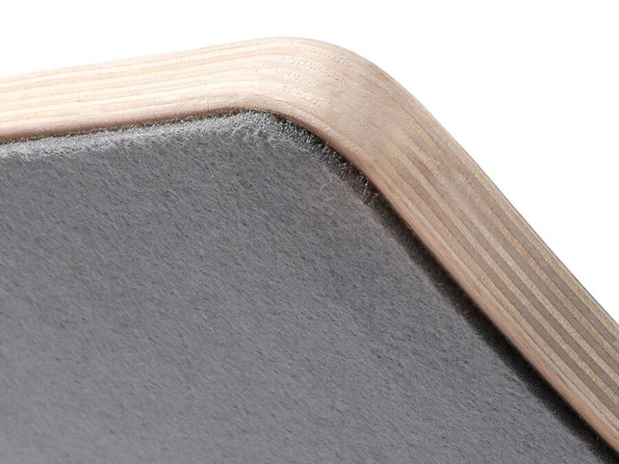 Balance board in tiglio con feltro