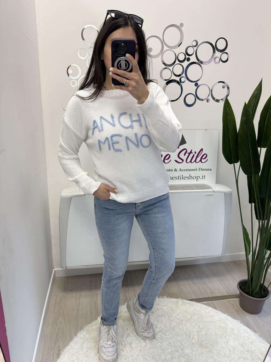 NOVITÀ Pull ANCHE MENO in 100% cotone