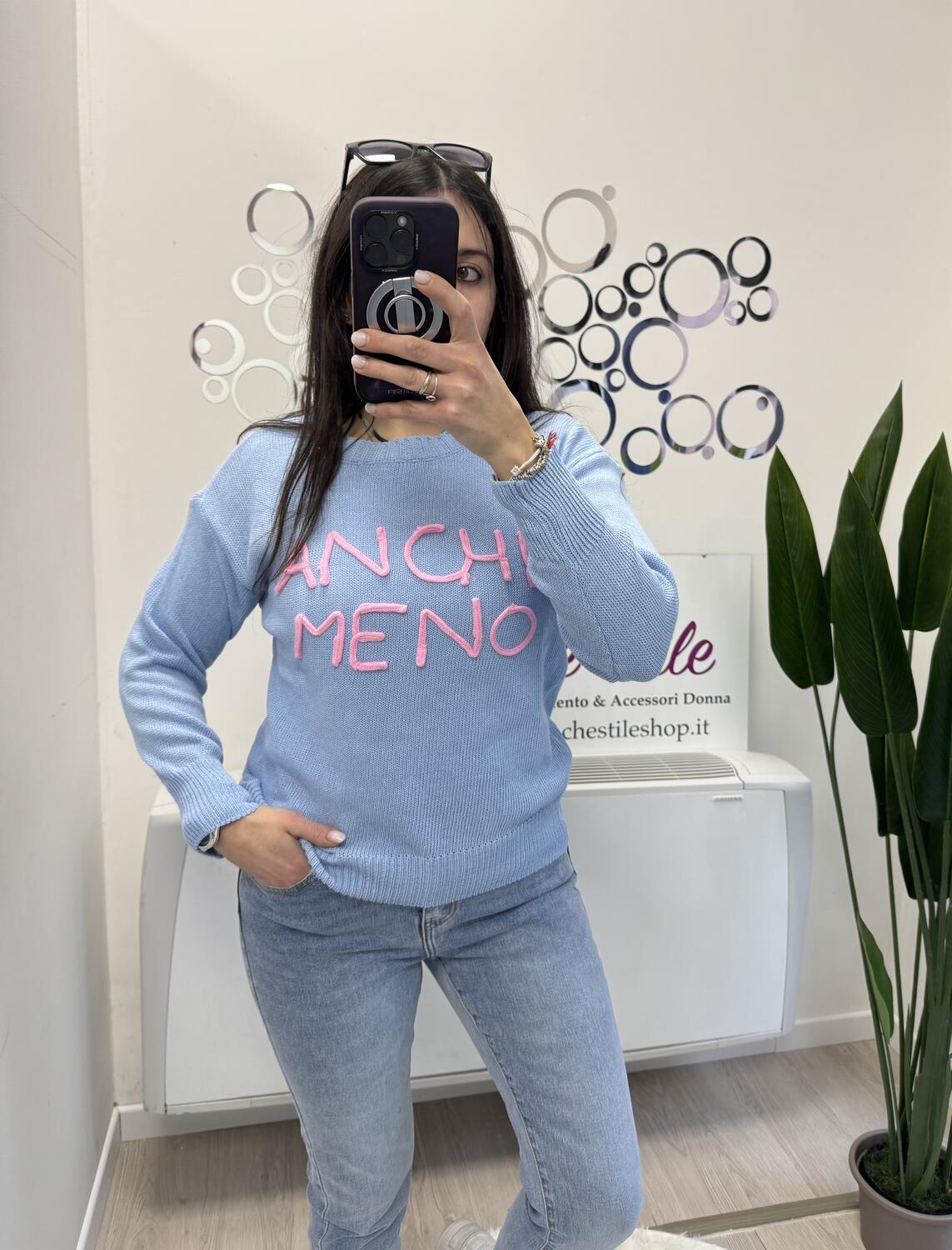 NOVITÀ Pull ANCHE MENO in 100% cotone