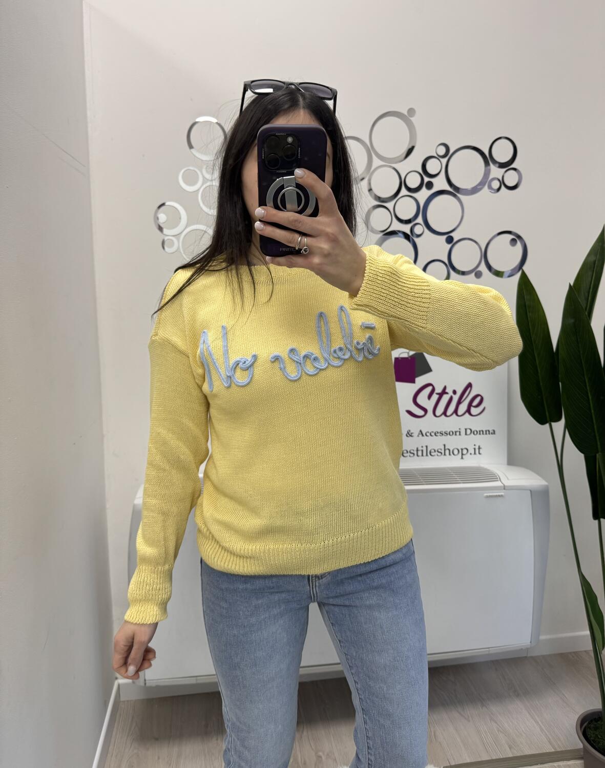 NOVITÀ Pull No vabbé in 100% cotone